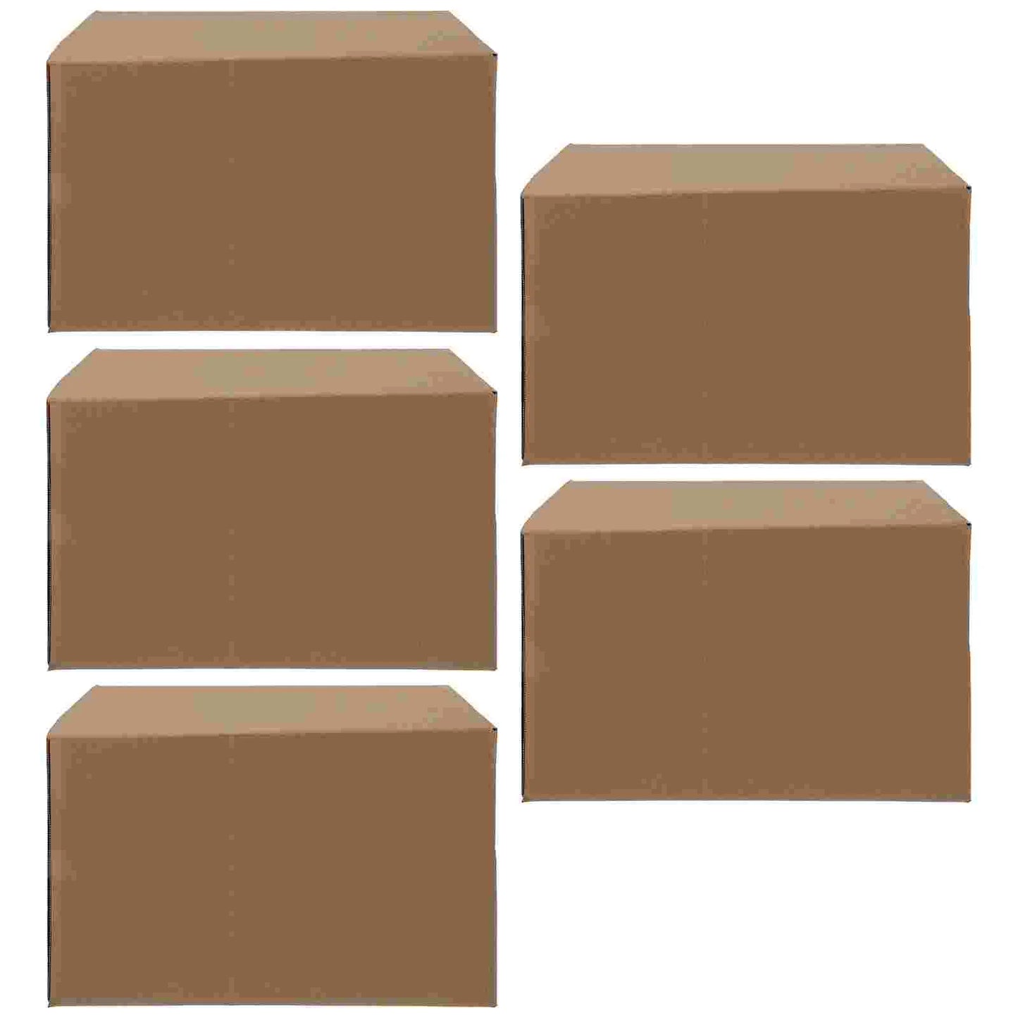 5 Pcs Express Box Corrugated Board Boxes Heavy Duty Shipping Clothes Wardrobe Paper Storage Cardboard Packaging Big Cartons