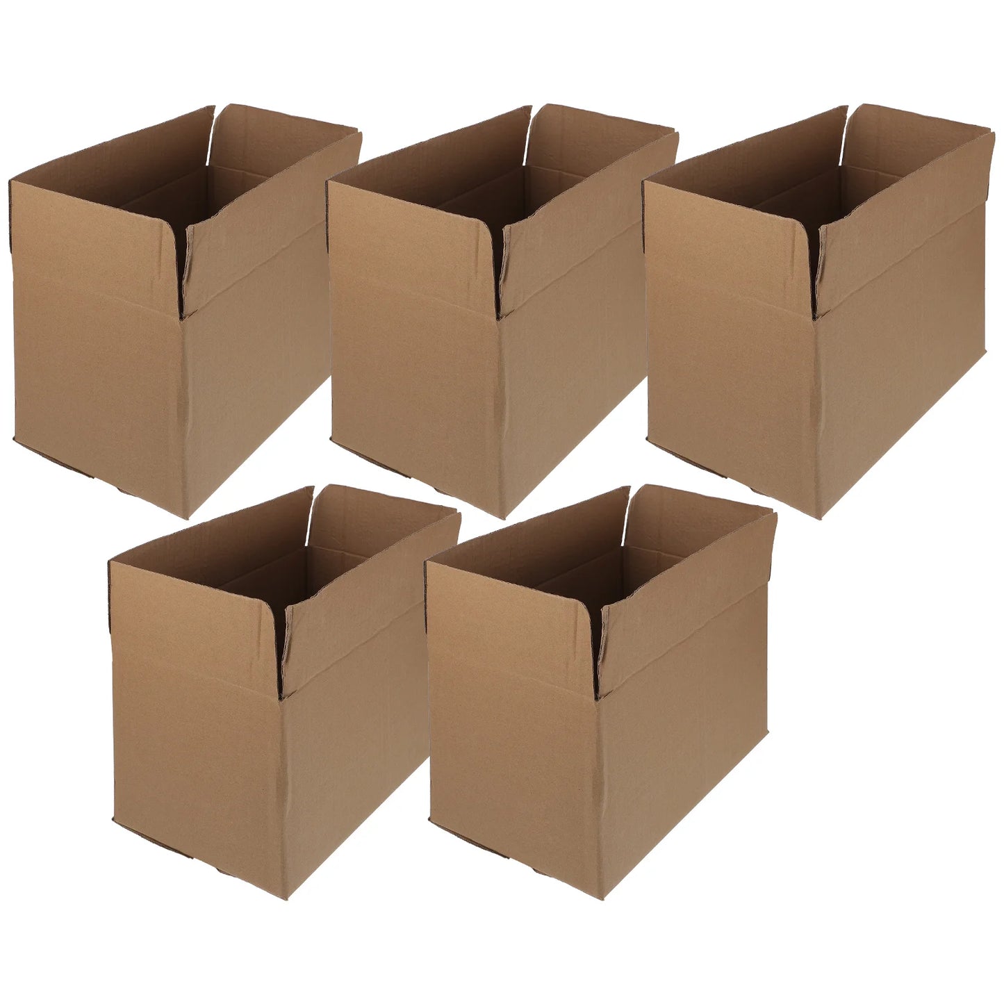 5 Pcs Express Box Corrugated Board Boxes Heavy Duty Shipping Clothes Wardrobe Paper Storage Cardboard Packaging Big Cartons